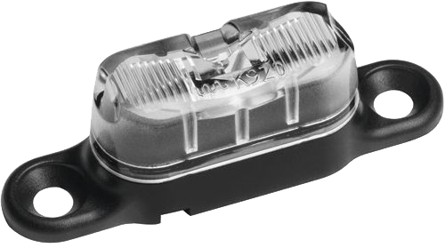 TOPLIGHT Rücklicht Dynamo Plus mit Standlichtfunktion LineTec Transparent Weiss 50mm OEM 313744